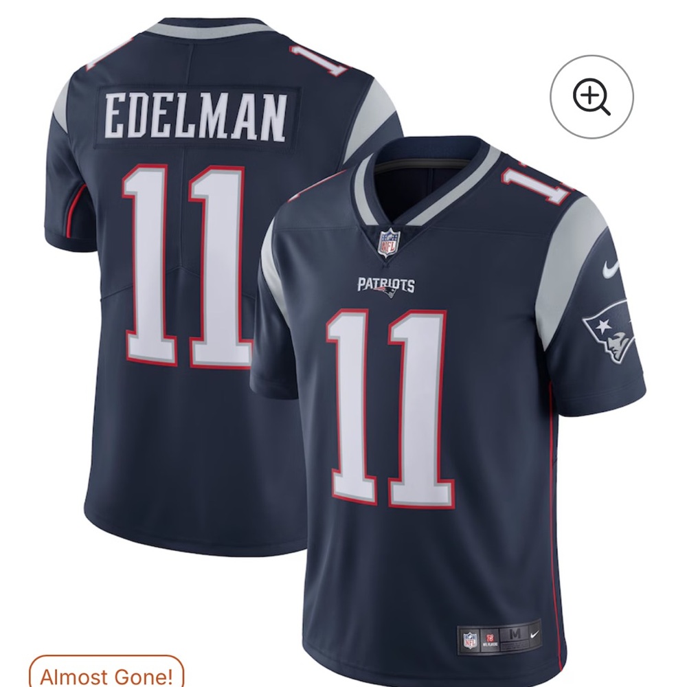 New England Patriots Vapor Untouchable Limited Player Jersey